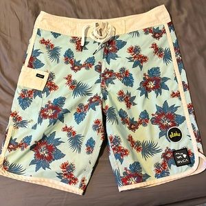 RVCA Hawaii Floral Boardshorts